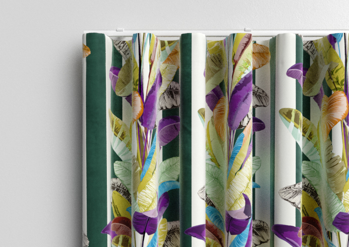 Palm Springs, Green Stripe - Made To Measure Curtains - Image 13